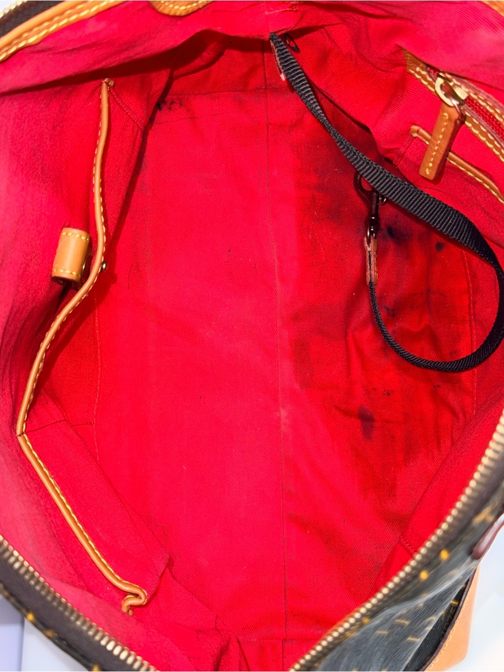 Dooney & Bourke Brown and Tan Logo Satchel with Wallet - Picture 5 of 8